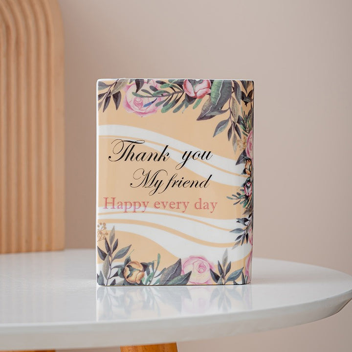 Decorative Thank You Gift Vase