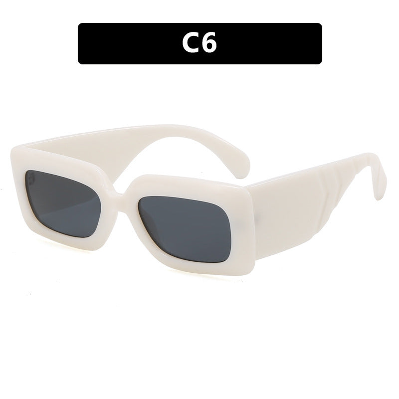 Women oversized sunglasses in fashionable snake leather look Kalsten