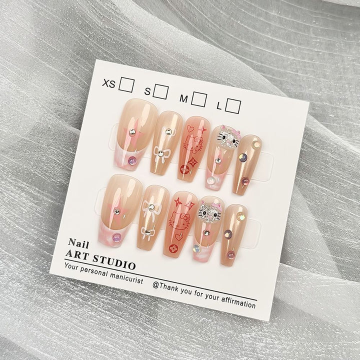 Artificial nails with special designs Kalsten