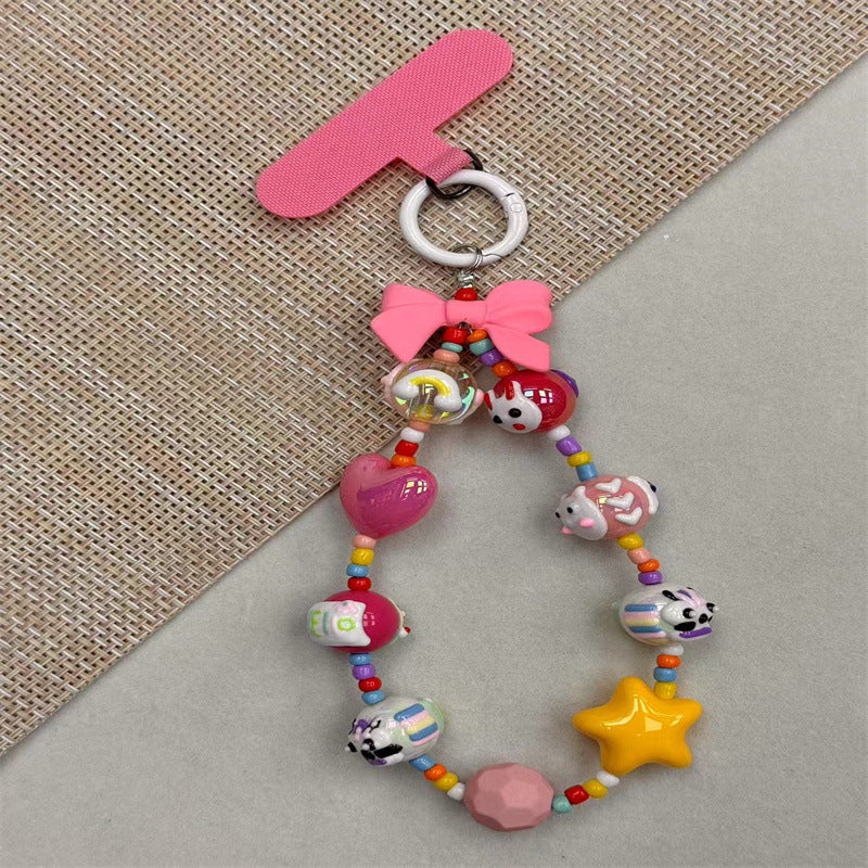 Colorful Beaded Charm Keychain Kalsten 1790135618