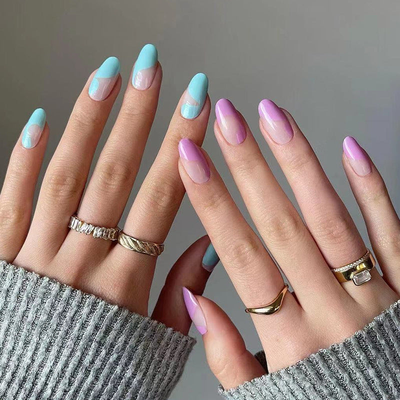 Artistic premium nails with elegant ombre and modern accents Kalsten