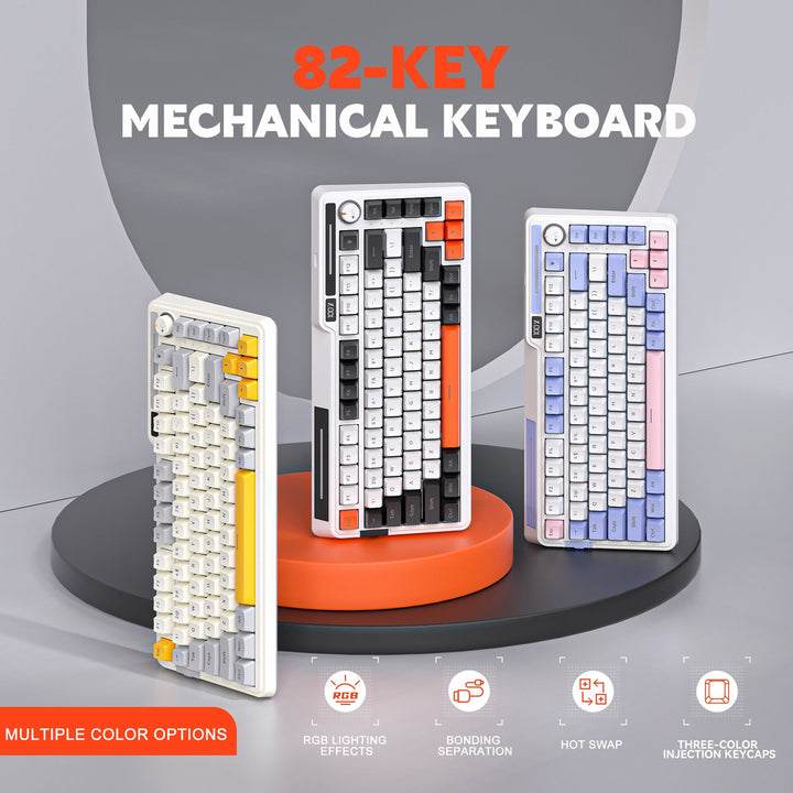 Compact RGB Mechanical Keyboard with Programmable Backlighting Kalsten