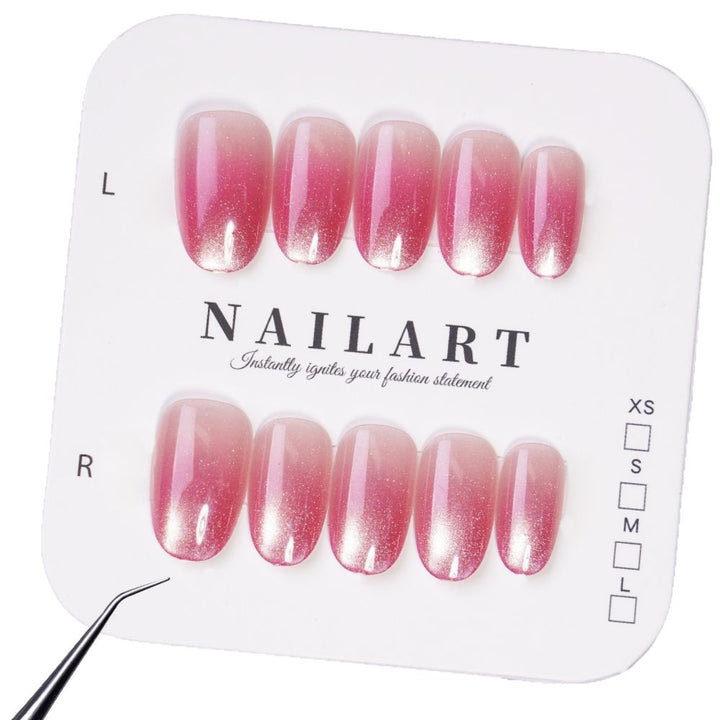 Elegant False Nails with Noble Ombre Effect Kalsten