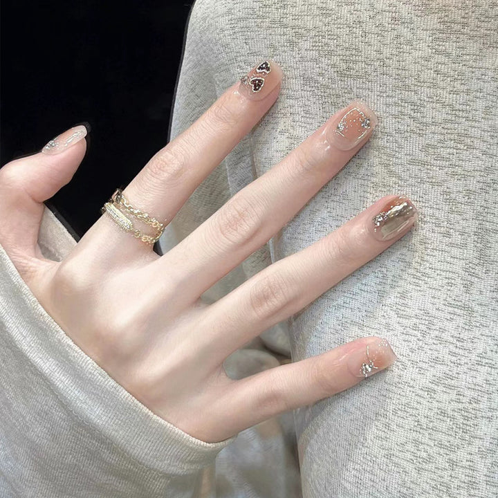 Ombre Press-On Nails with Glossy Finish Kalsten