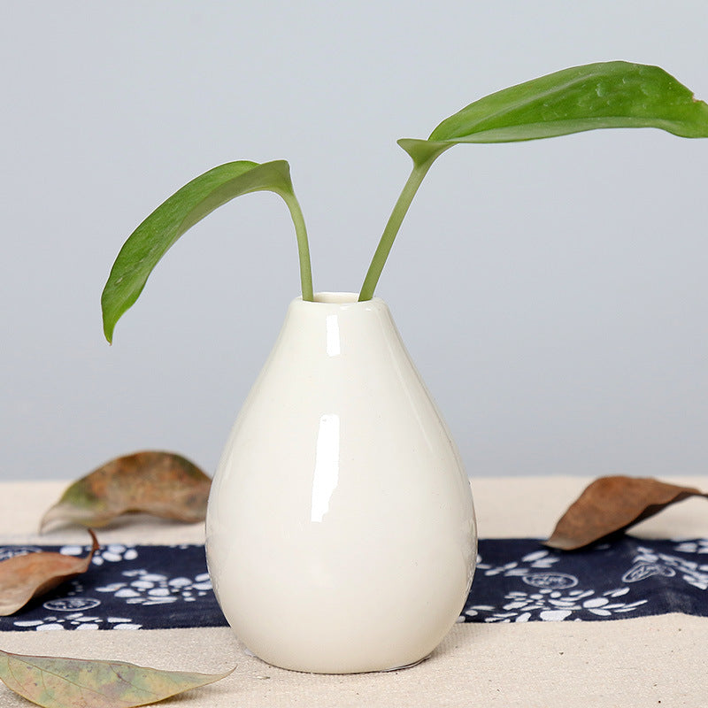 Elegant Teardrop-Shaped Ceramic Flower Vase Kalsten