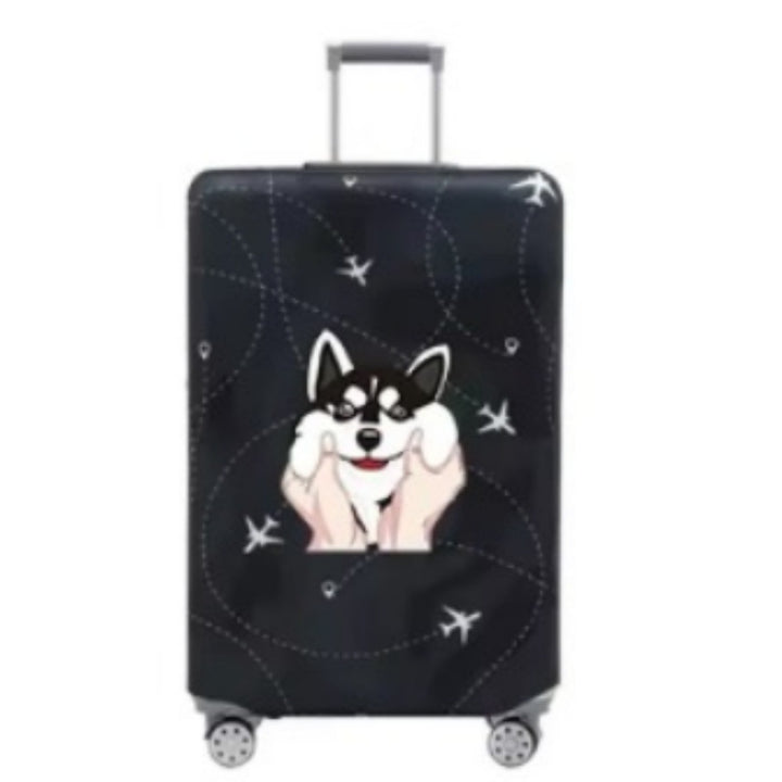 Women Hard-Shell Travel Suitcase with Funny Pet Design Kalsten