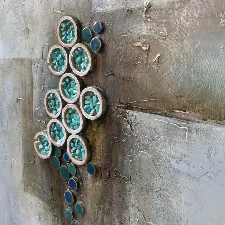 Textured Abstract Wall Art for Modern Interiors