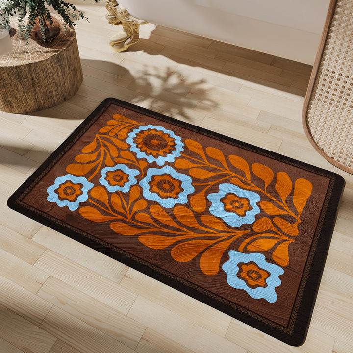 Floral Print Area Rug Kalsten