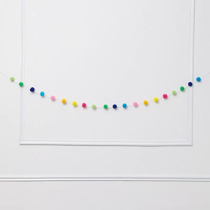 Decorative Fabric Pom Pom Garland Kalsten