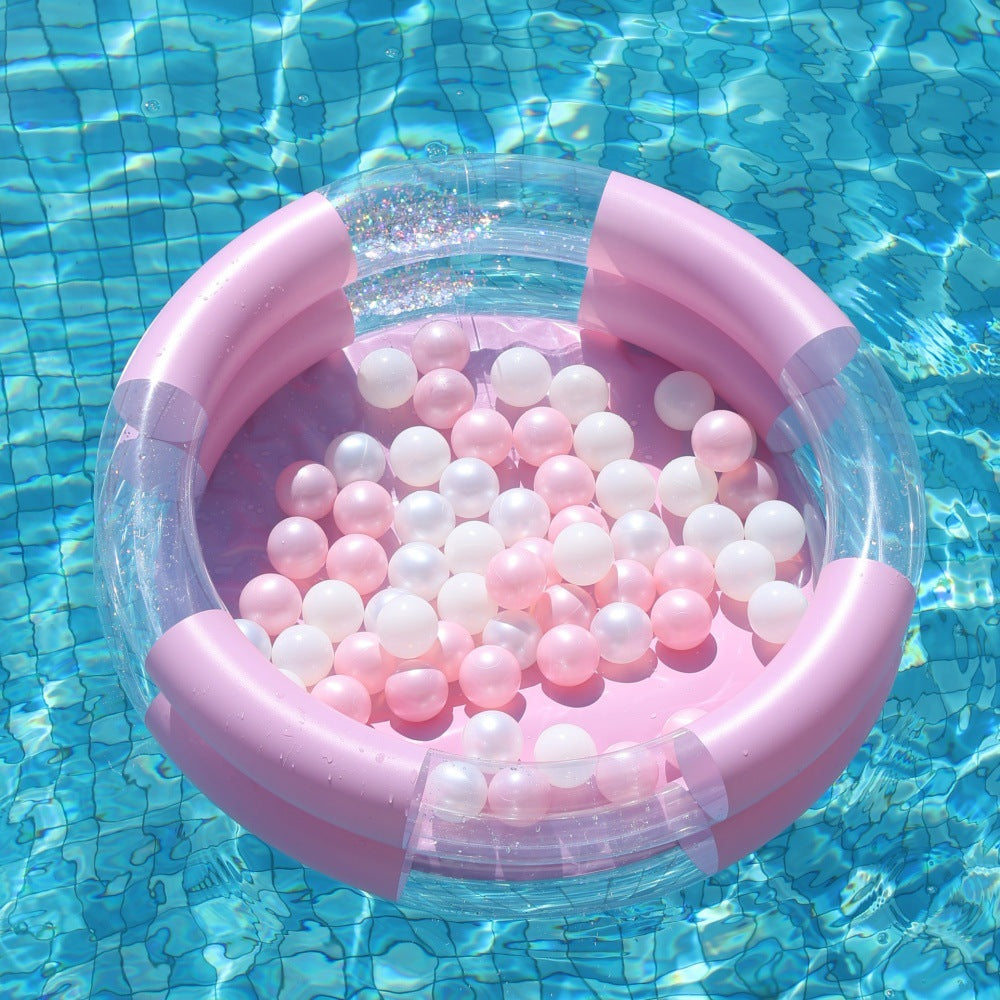 Mermaid-Themed Inflatable Pool Ring Kalsten