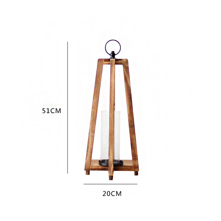 Stylish lantern made of wood Kalsten