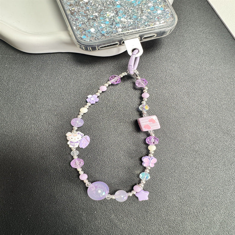 Decorative Charm Beaded Phone Chain Kalsten