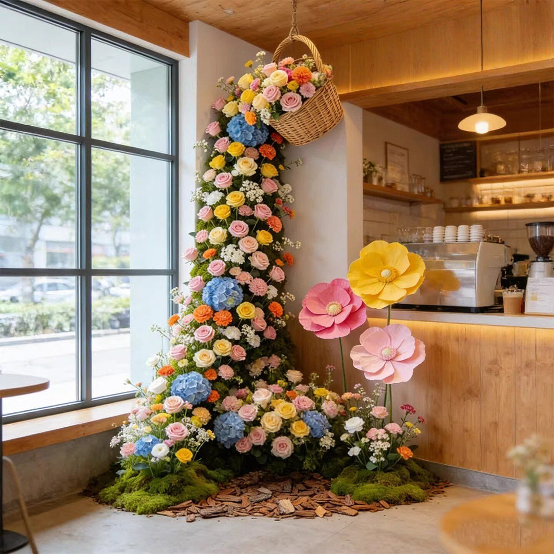 Decorative Floral Wall Installation
