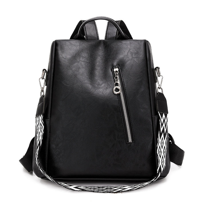 Elegant Faux Leather Backpack Kalsten
