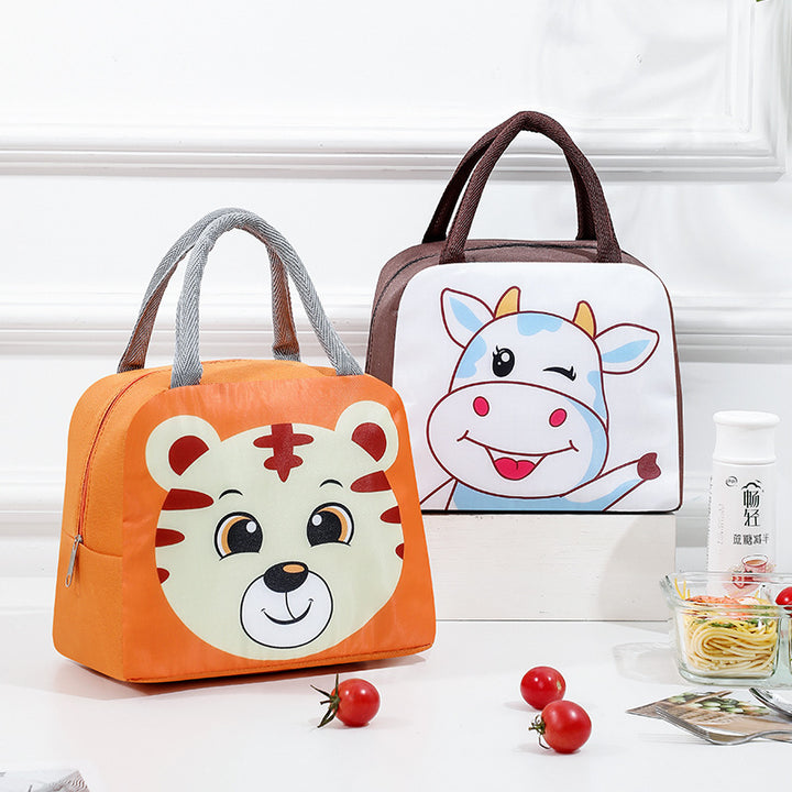 Fun Fox-Themed Insulated Lunch Bag