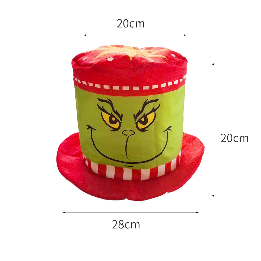 Whimsical Plush Grinch Hat