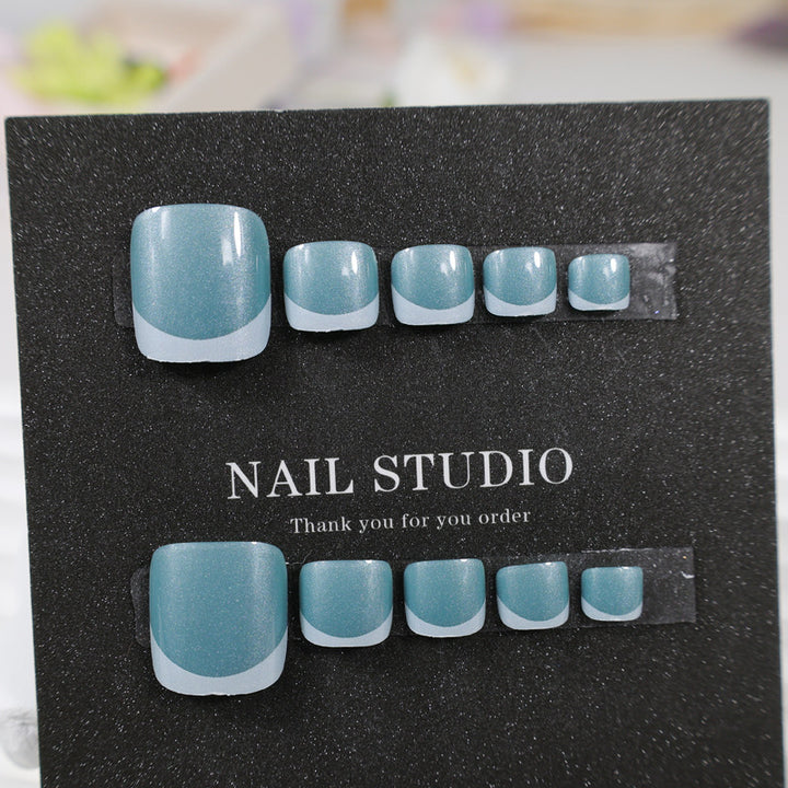 Artificial nail set for elegant toenails Kalsten