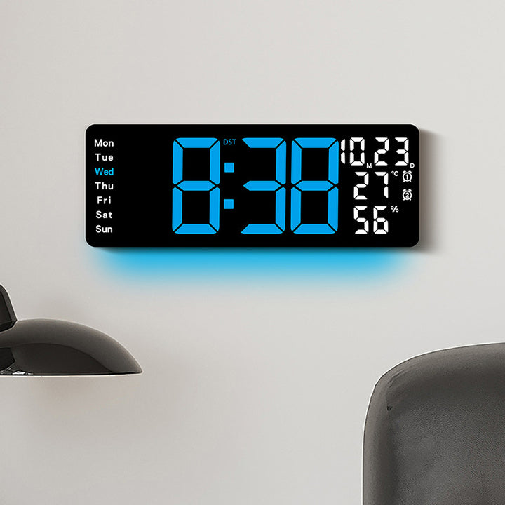 Digital Multi-Function Alarm Clock with Color LED Display Kalsten