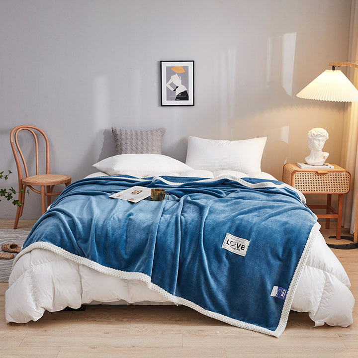 Women soft plush blanket with playful design Kalsten