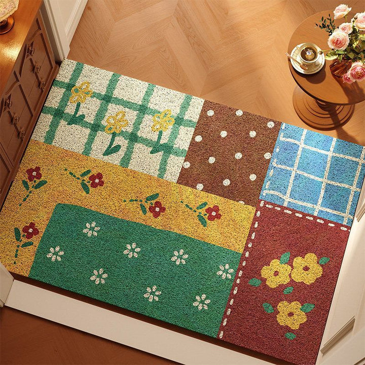 Decorative Floral Entry Mat