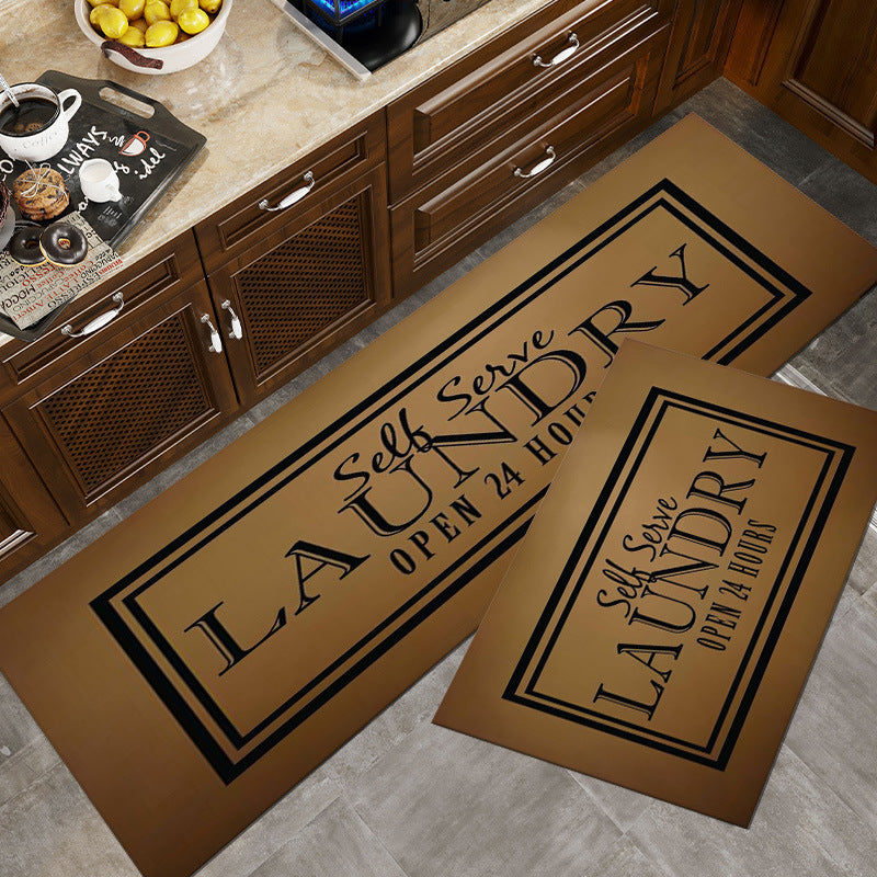 Decorative Laundry Floor Mat