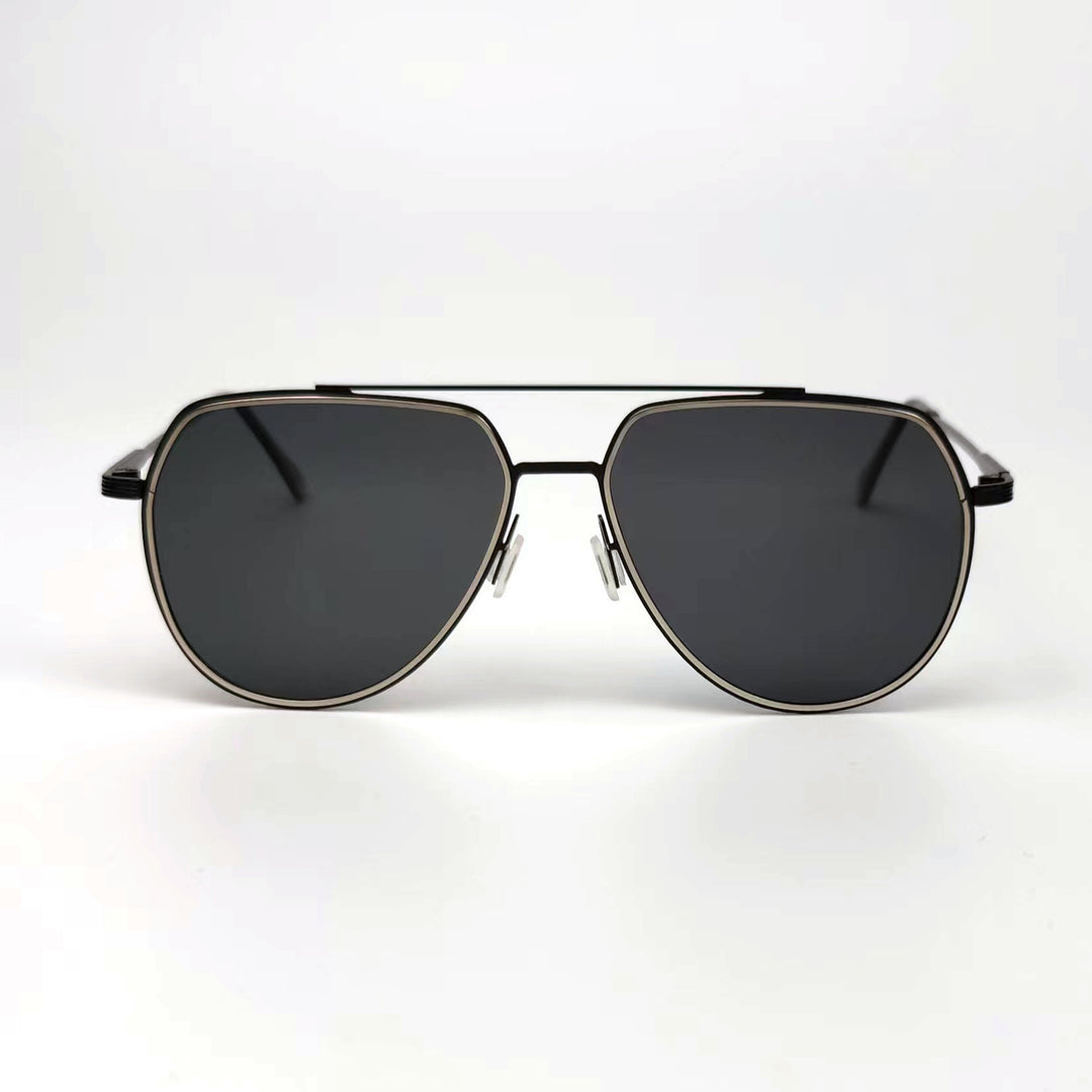 Men's elegant pilot sunglasses with polarizing lenses Kalsten