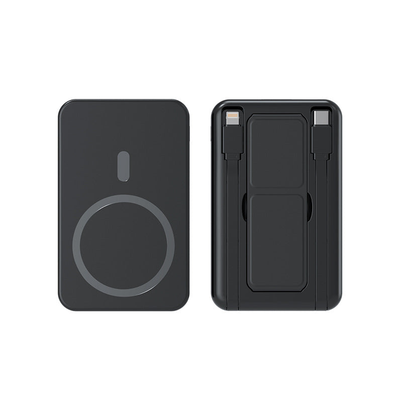 Wearable Wireless Powerbank with Integrated Usb Cables Kalsten