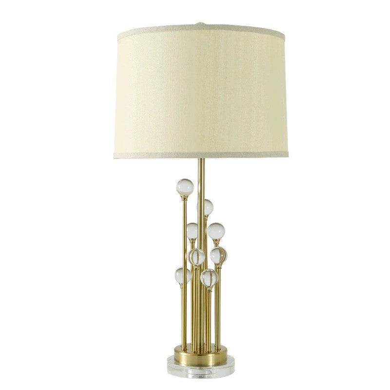 Elegant Table Lamp with Unique Sculptural Base