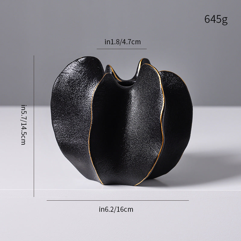 Textured Modern Decorative Ceramic Vase Kalsten