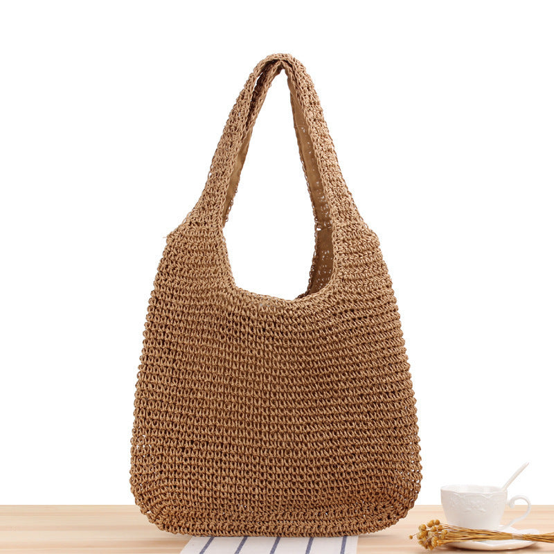 Hand-knotted tote bag made of natural material Kalsten