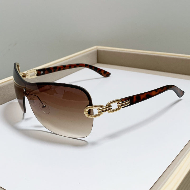 Unisex Chic Shield Sunglasses Kalsten