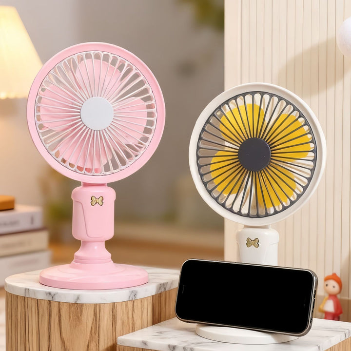 Ladies Portable Table Fan with Adjustable Speed Control Kalsten