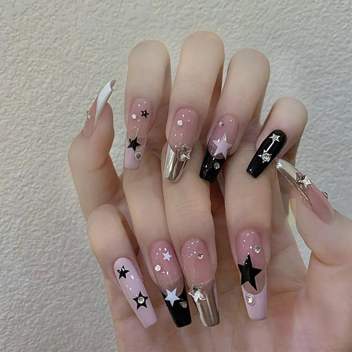 Creative Artistic Press-On Nail Design Kalsten