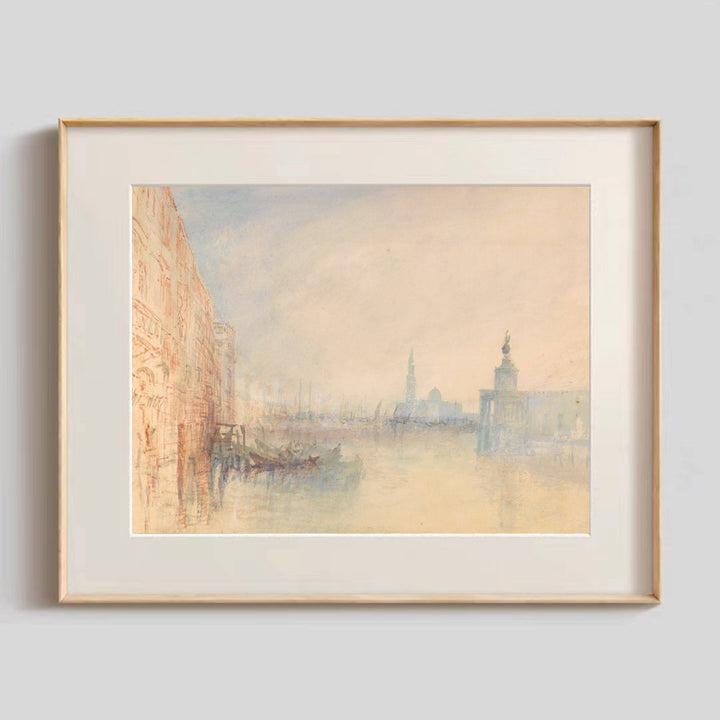 Framed Picturesque Waterfall Artwork