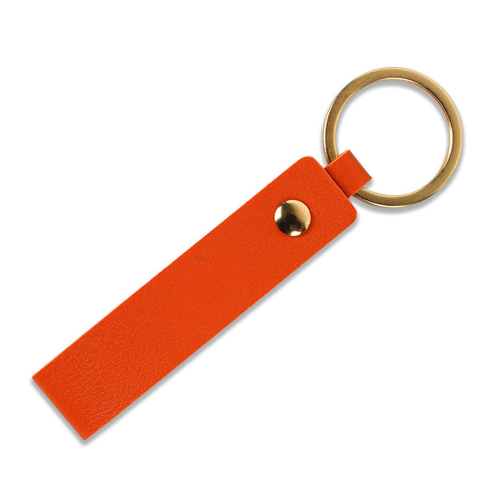 Unisex keychain with stylish faux leather design Kalsten