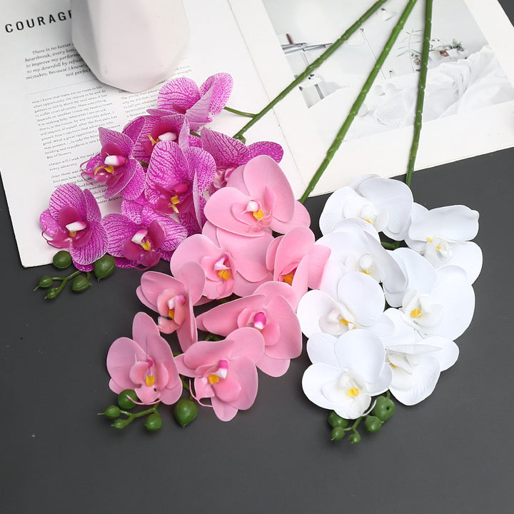 Realistic Synthetic Orchid Stem Arrangement