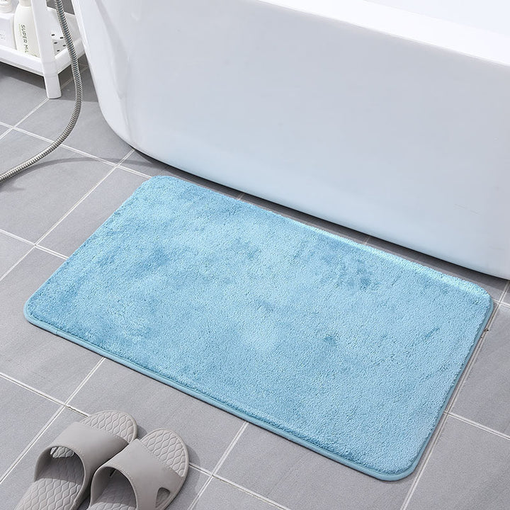 Plush Bathroom Floor Mat