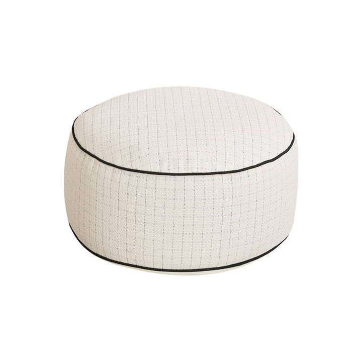 Round floor sitting pouf with EPP foam bead filling and removable zipper Kalsten