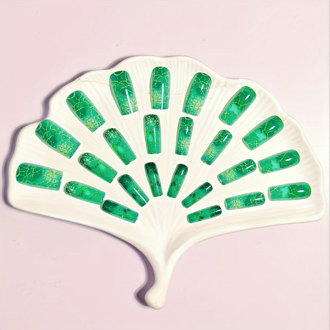 Artificial Nails in Luxurious Marble Effect Kalsten