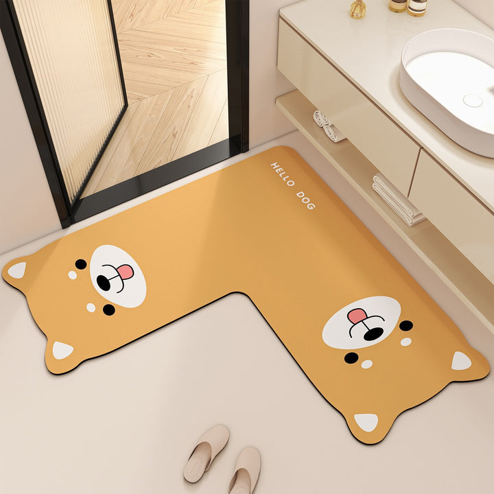 Cartoon-Themed Kitchen Mat Kalsten