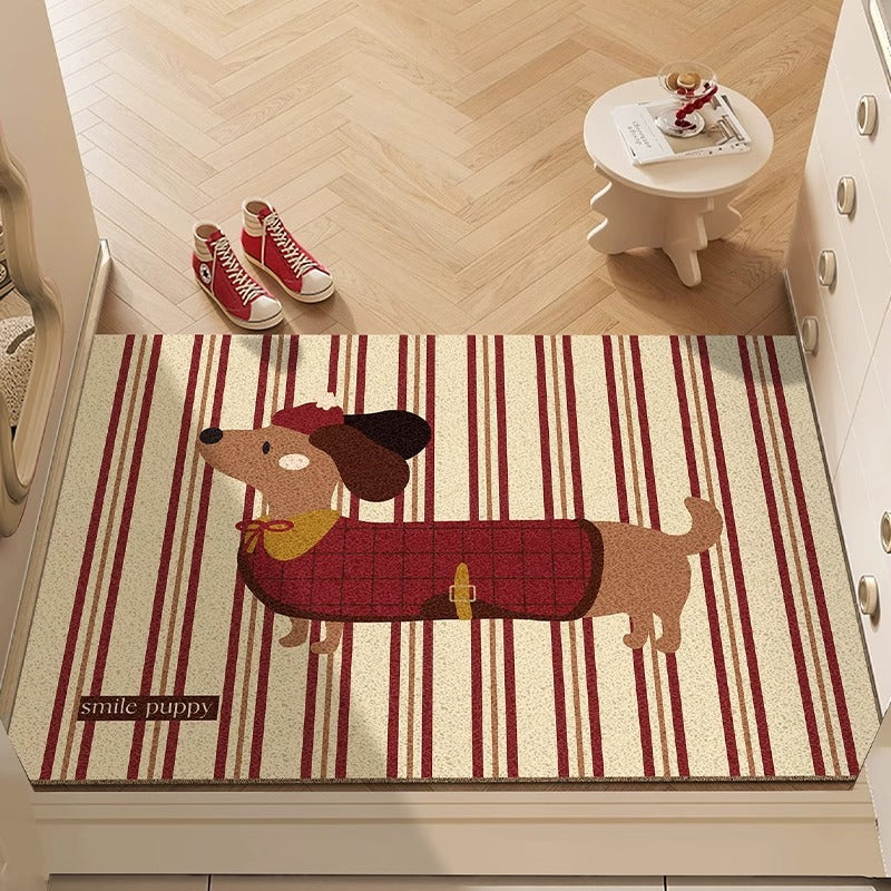 Fun Dog-Themed Indoor Welcome Mat