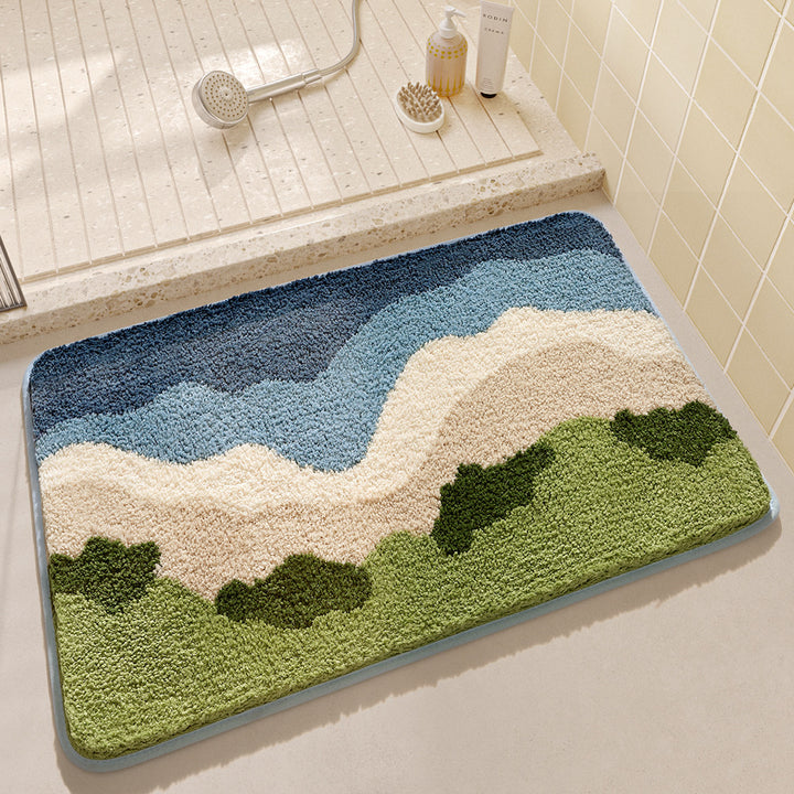 Floral Bath Mat Kalsten