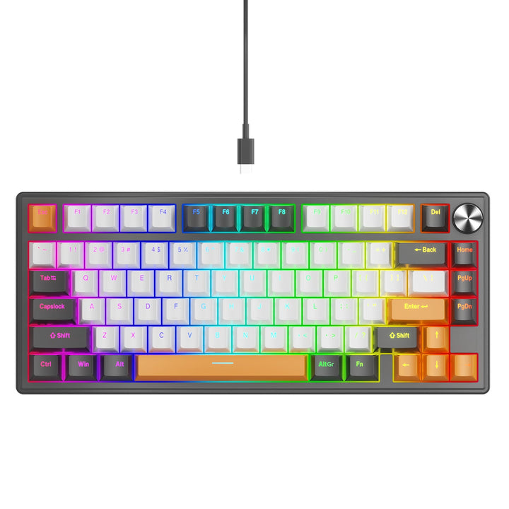 Gasket-Mounted Mechanical Gaming Keyboard with RGB Lighting Features Kalsten