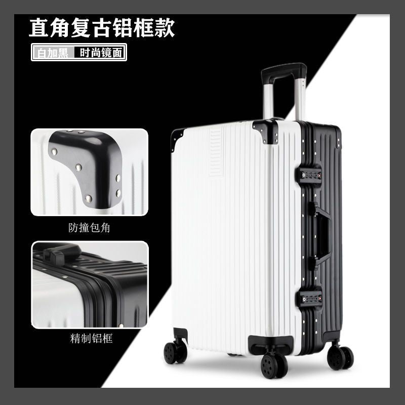 Hard-shell suitcase with 360-degree wheels and security lock Kalsten
