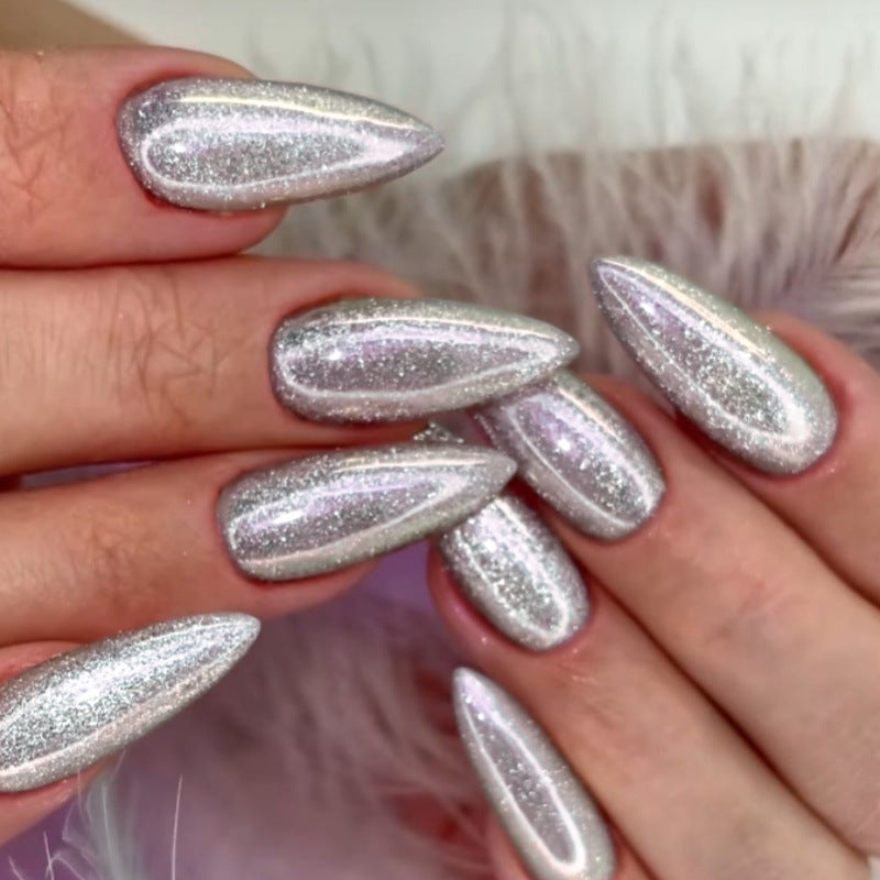 Glittery Stiletto Press-On Nails Kalsten