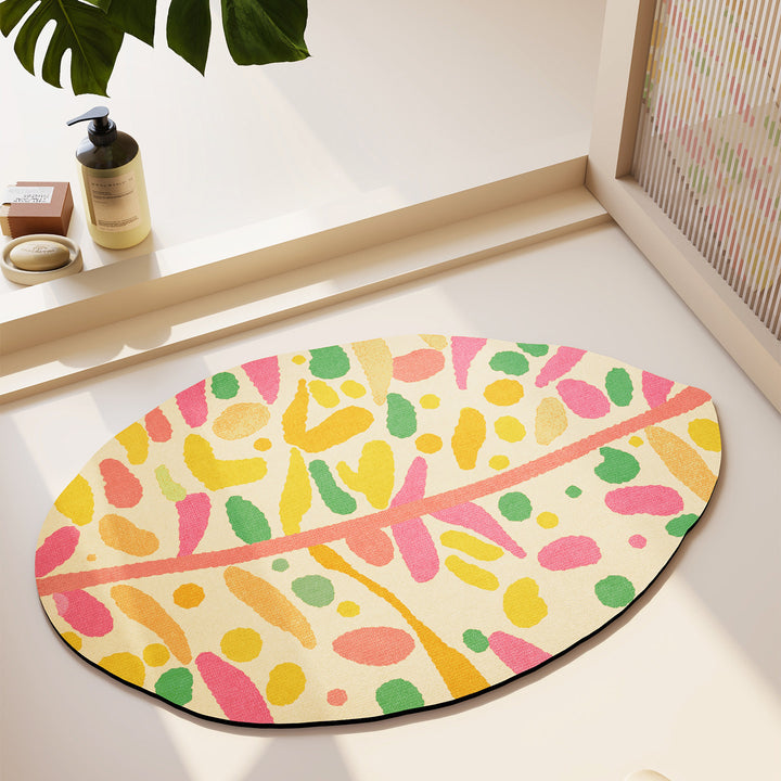 Playful Cartoon Animal Bath Mat