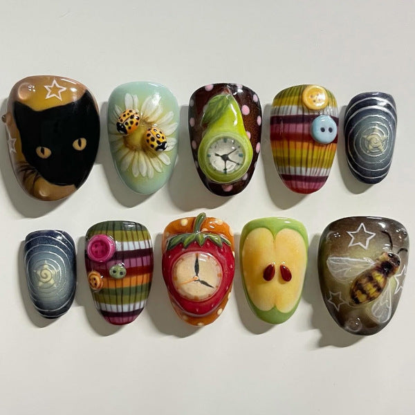 Thematic Artisan Press-On Nail Set Kalsten