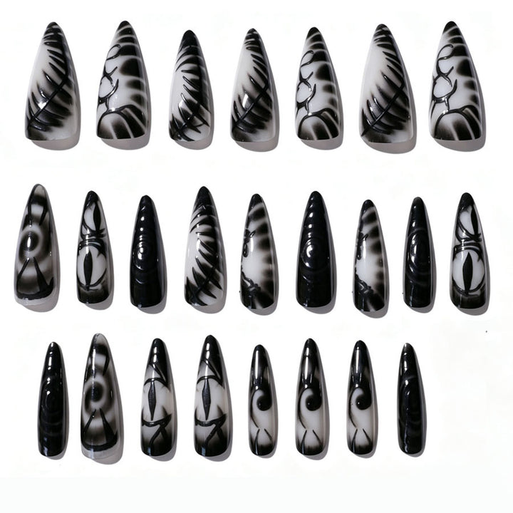 Artistic Stiletto Press-On Nail Set Kalsten