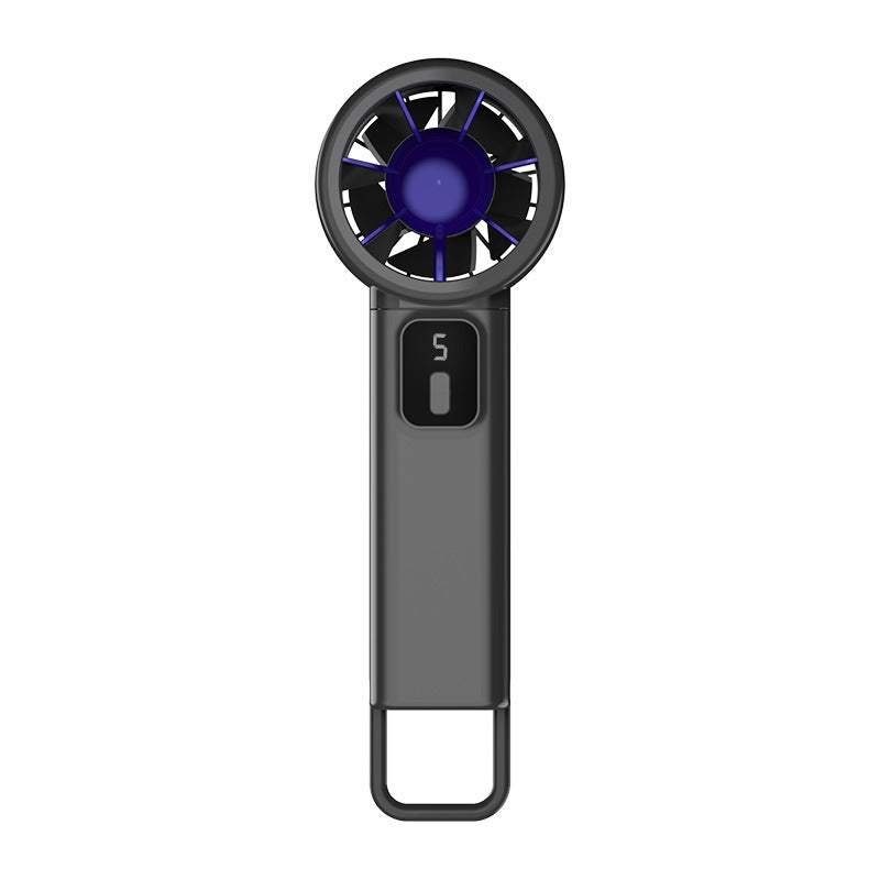 Women Portable Handheld Fan with Digital Display Kalsten