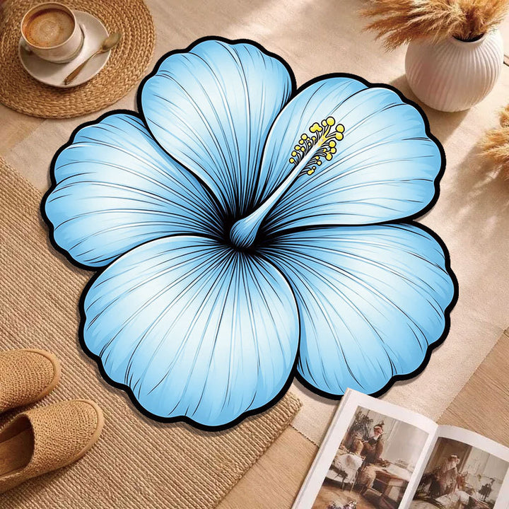 Decorative Floral Accent Rug